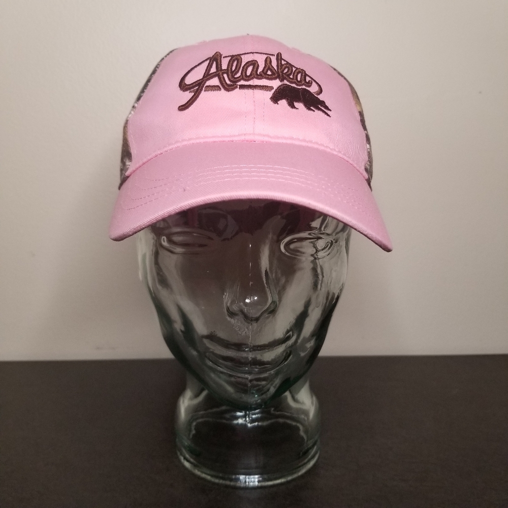 Alaska Camouflage Pink Hat Baseball Cap Adjustable